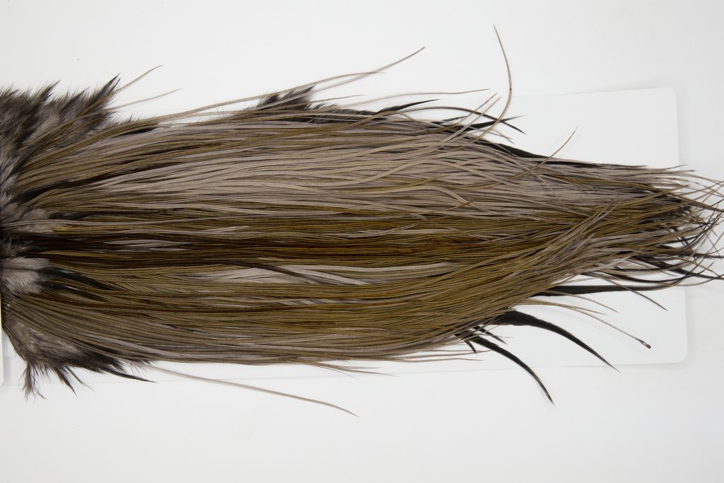 12865 Whiting Hackle Pro Grade Midge Saddle Dark Dun Ties Size 16-18