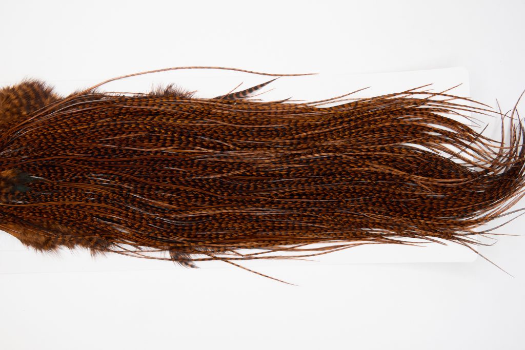 12874 Whiting Hackle Pro Grade Midge Saddle Grizzly Brown Ties Size 16-18