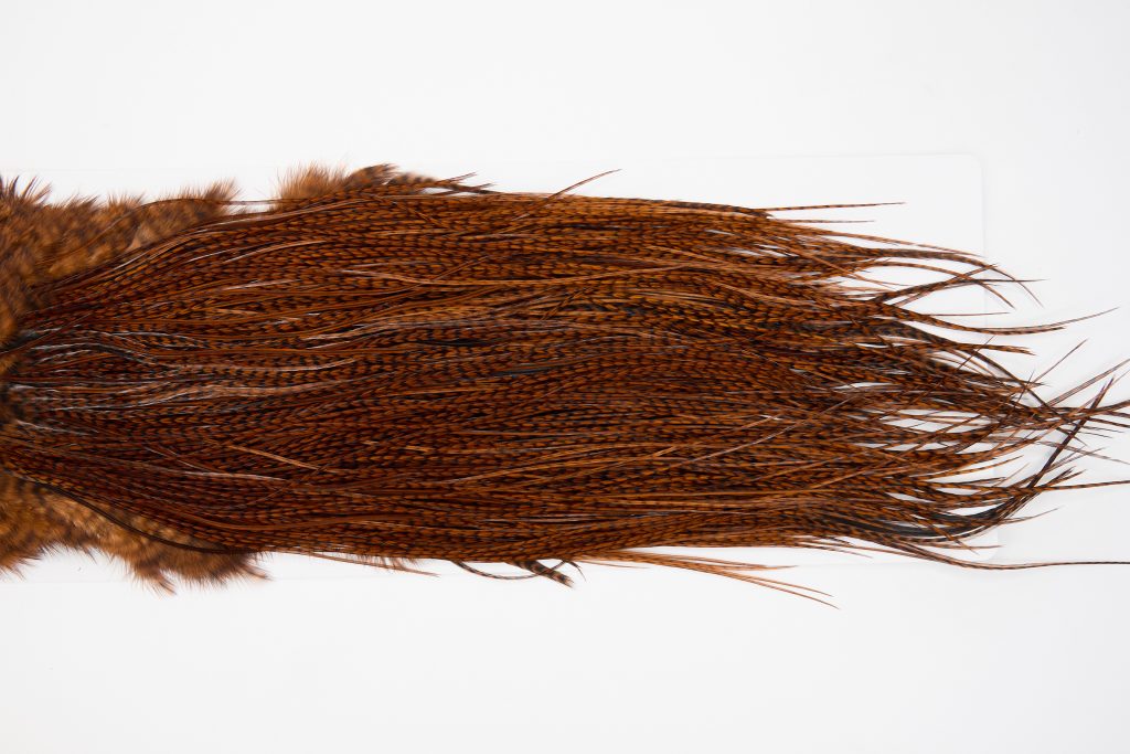 12875 Whiting Hackle Pro Grade Midge Saddle Grizzly Brown Ties Size 18-22