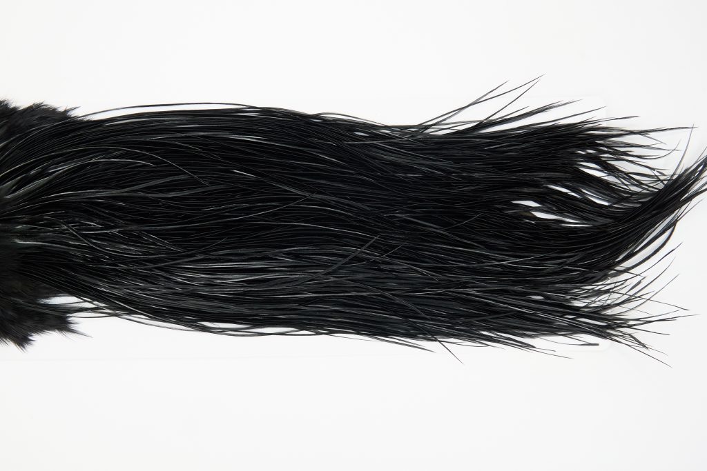 12879 Whiting Hackle Pro Grade Midge Saddle Black Ties Size 18-22