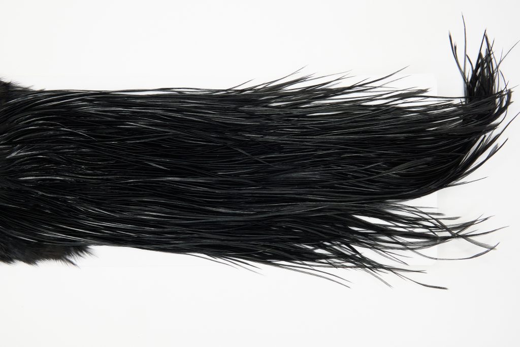 12883 Whiting Hackle Pro Grade Midge Saddle Black Ties Size 16-18