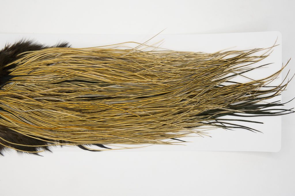 12885 Whiting Hackle Pro Grade Midge Saddle Golden Badger Ties Size 18-20