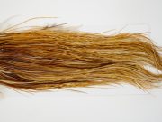 12897 Whiting Dry Fly Hackle Bronze Grade Rooster Saddle Medium Ginger Ties Size 16-18