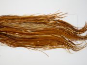 12901 Whiting Dry Fly Hackle Bronze Grade Rooster Saddle Medium Ginger Ties Size 14-18