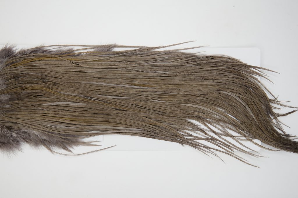 12904 Whiting Dry Fly Hackle Bronze Grade Rooster Saddle Dark Dun Ties Size 14-18