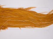 12926 Whiting Dry Fly Hackle Bronze Grade Rooster Saddle Golden Brown Ties Size 12-14