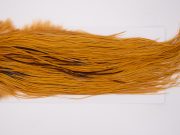 12927 Whiting Dry Fly Hackle Bronze Grade Rooster Saddle Golden Brown Ties Size 16-18