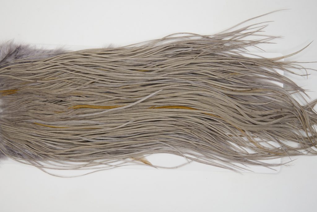 12930 Whiting Dry Fly Hackle Bronze Grade Rooster Saddle Medium Dun Ties Size 14-18