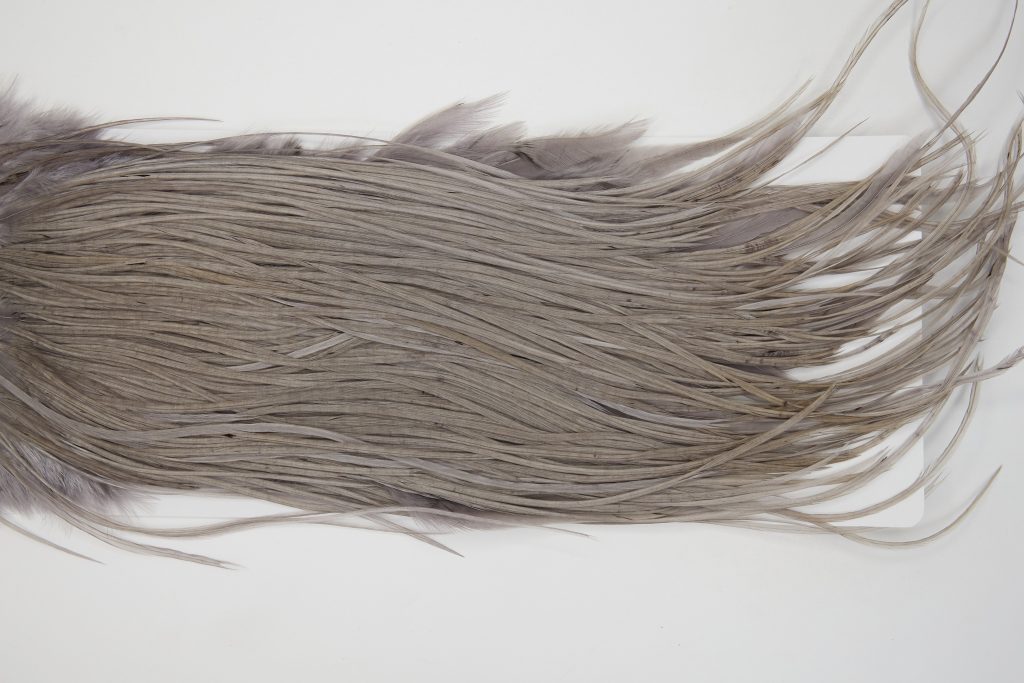 12934 Whiting Dry Fly Hackle Bronze Grade Rooster Saddle Medium Dun Ties Size 12-14