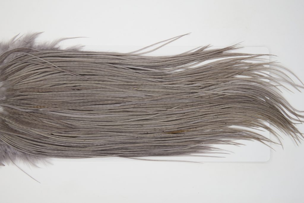 12936 Whiting Dry Fly Hackle Bronze Grade Rooster Saddle Medium Dun Ties Size 12-14