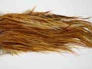 12948 Whiting Dry Fly Hackle Bronze Grade Rooster Saddle Dark Barred Ginger Ties Size 14-16