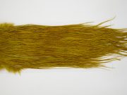 12949 Whiting Dry Fly Hackle Bronze Grade Rooster Saddle Golden Olive Ties Size 14-16