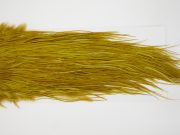 12951 Whiting Dry Fly Hackle Bronze Grade Rooster Saddle Golden Olive Ties Size 16-18