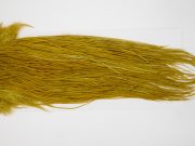 12955 Whiting Dry Fly Hackle Bronze Grade Rooster Saddle Golden Olive Ties Size 14-18