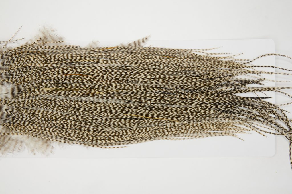 12967 Whiting Dry Fly Hackle Pro Grade Rooster Saddle Dun Grizzly Ties Size 14-16