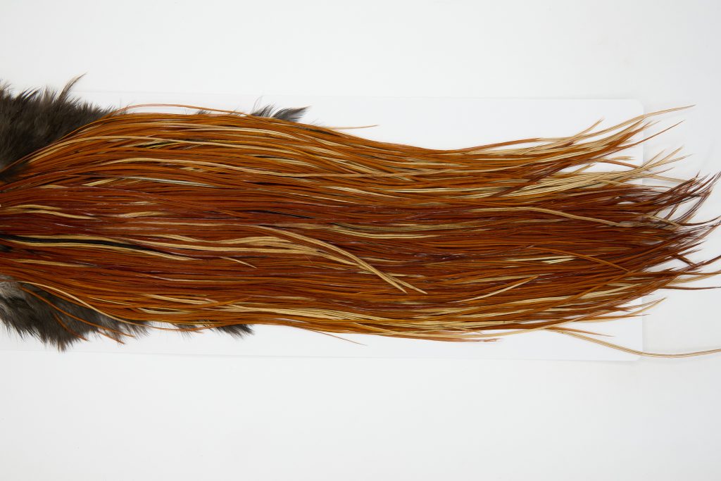 12984 Whiting Dry Fly Hackle Pro Grade Rooster Saddle Brown Ties Size 16-18