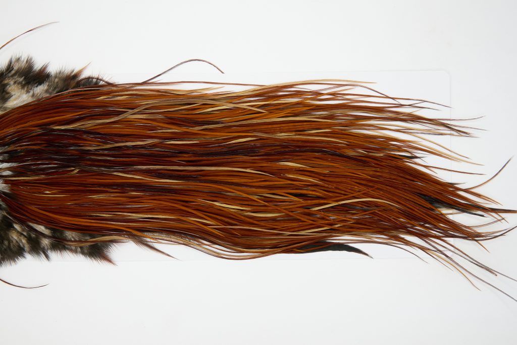 12985 Whiting Dry Fly Hackle Pro Grade Rooster Saddle Brown Ties Size 14-18