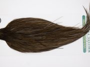 12997 Hebert Dry Fly Hackle Bronze Grade Rooster Cape Dark Grey Dun Ties Size 10-22