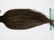 12998 Hebert Dry Fly Hackle Bronze Grade Rooster Cape Dark Grey Dun Ties Size 8-24
