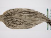 13002 Hebert Dry Fly Hackle Bronze Grade Rooster Cape Medium Grey Dun Ties Size 6-22