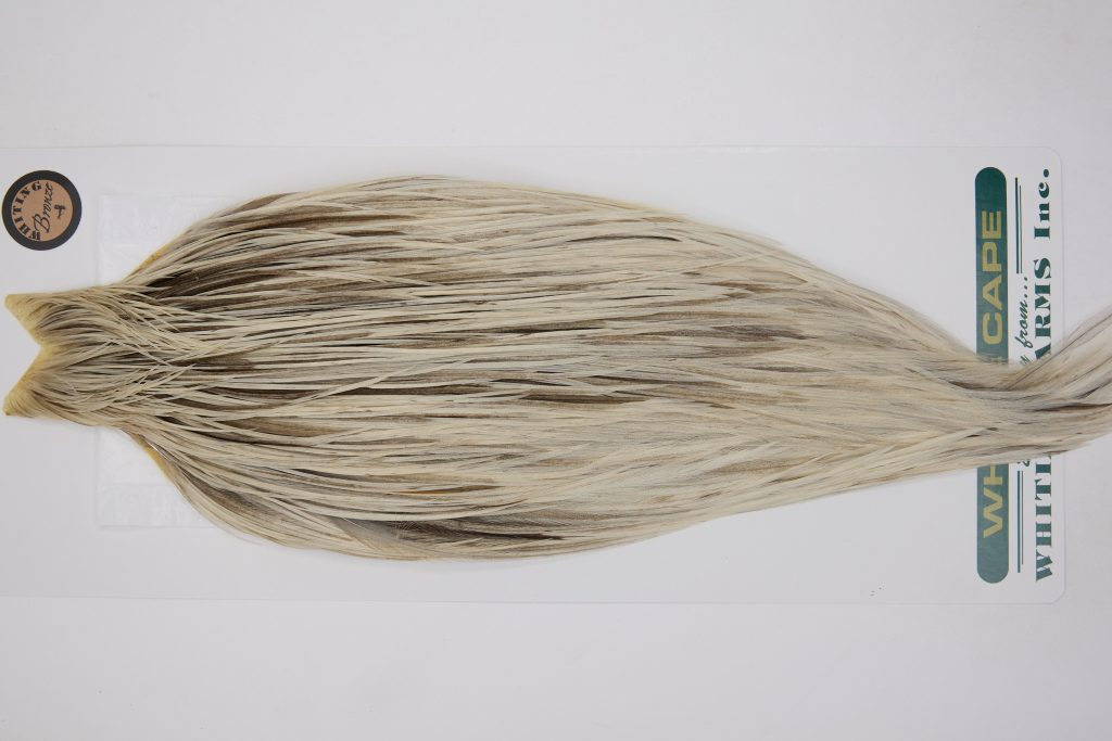 13005 Hebert Dry Fly Hackle Bronze Grade Rooster Cape Unique Variant Ties Size 10-22