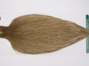 13013 Hebert Dry Fly Hackle Bronze Grade Rooster Cape Medium Brown Dun Ties Size 10-22