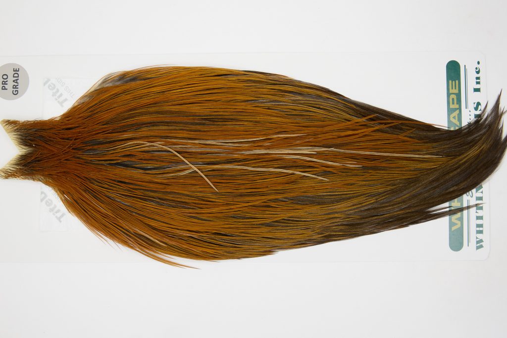 13021 Hebert Dry Fly Hackle Pro Grade Rooster Cape Rusty Dun Ties Size 8-22
