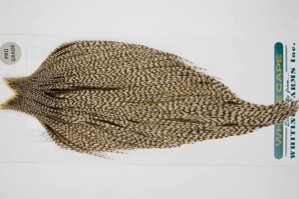 13046 Hebert Dry Fly Hackle Pro Grade Rooster Cape Dun Grizzly Ties Size 8-22