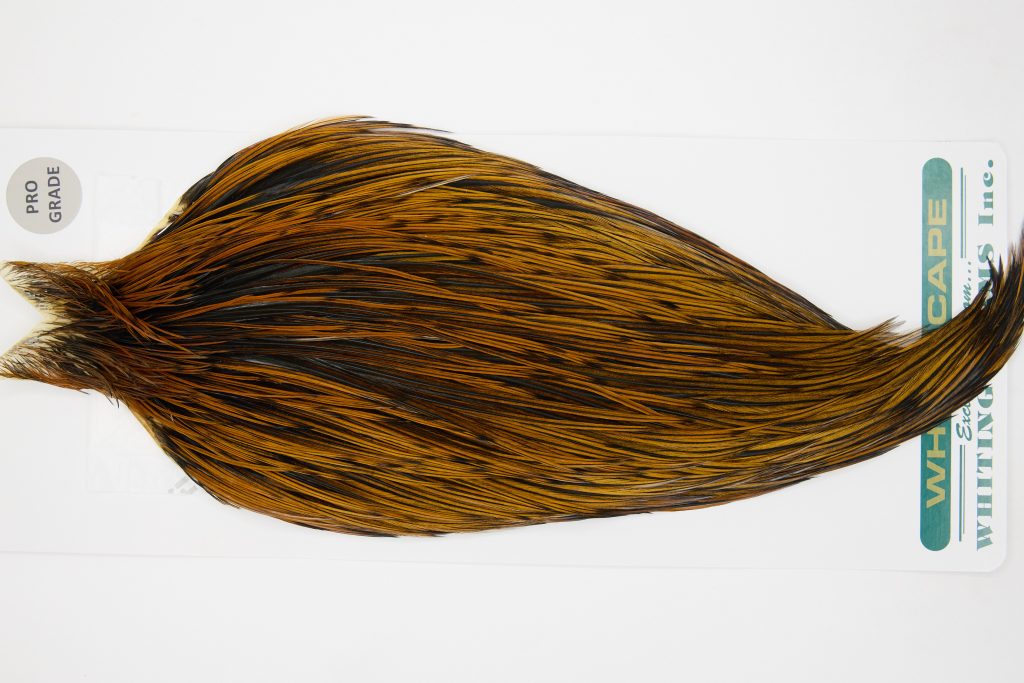 13052 Hebert Dry Fly Hackle Pro Grade Rooster Cape Furnace Ties Size 8-18