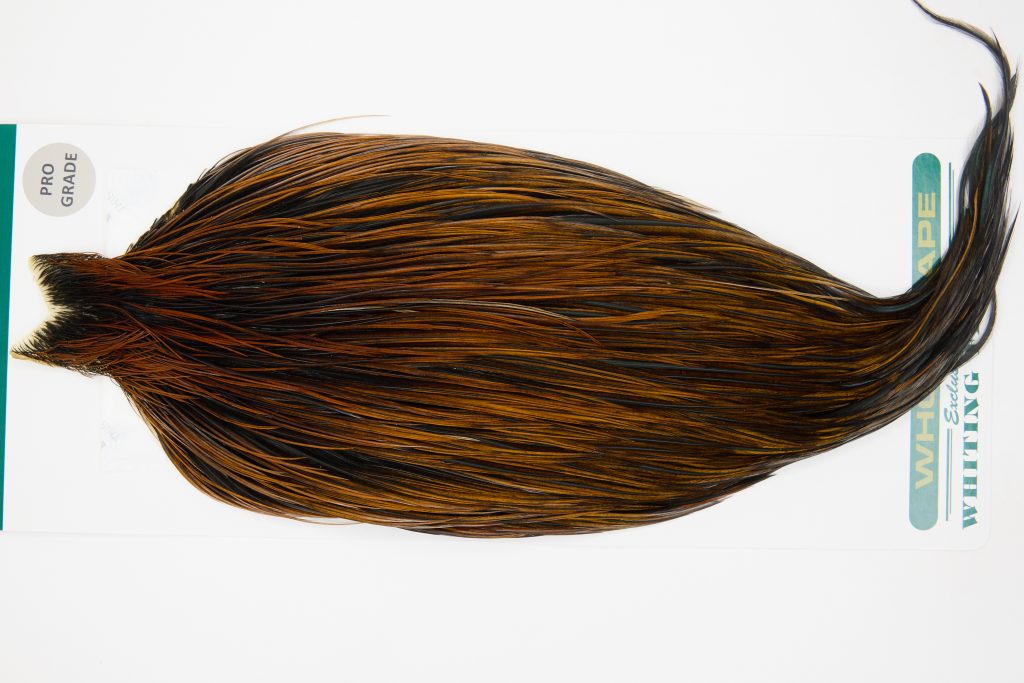 13054 Hebert Dry Fly Hackle Pro Grade Rooster Cape Furnace Ties Size 10-22
