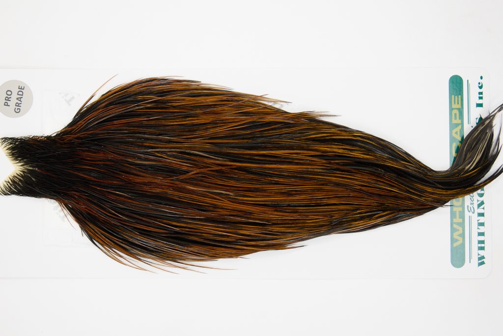 13056 Hebert Dry Fly Hackle Pro Grade Rooster Cape Furnace Ties Size 8-20