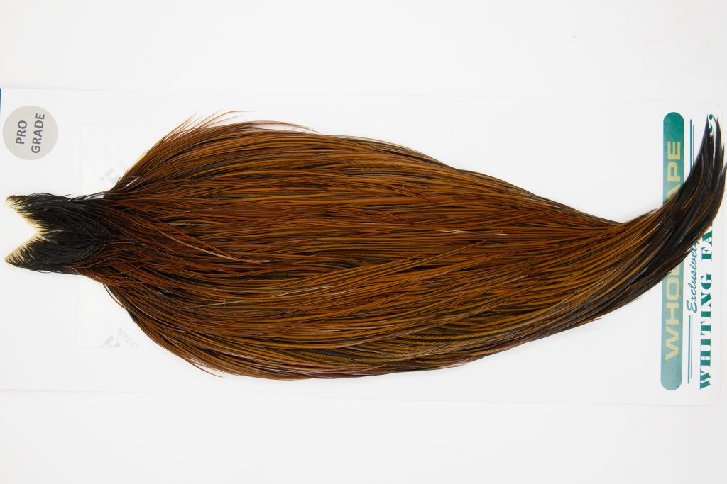 13058 Hebert Dry Fly Hackle Pro Grade Rooster Cape Furnace Ties Size 10-22