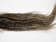 13068 Hebert Dry Fly Hackle Silver Grade Rooster Saddle Grizzly Variant Ties Size 14-18