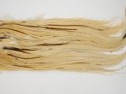 13081 Hebert Dry Fly Hackle Bronze Grade Rooster Saddle Light Ginger Ties Size 12-14