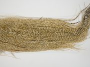 13083 Hebert Dry Fly Hackle Bronze Grade Rooster Saddle Dun Grizzly Ties Size 16-18