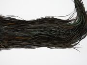 13088 Hebert Dry Fly Hackle Bronze Grade Rooster Saddle Black Ties Size 12-16
