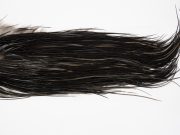 13090 Hebert Dry Fly Hackle Bronze Grade Rooster Saddle Black Ties Size 14-16
