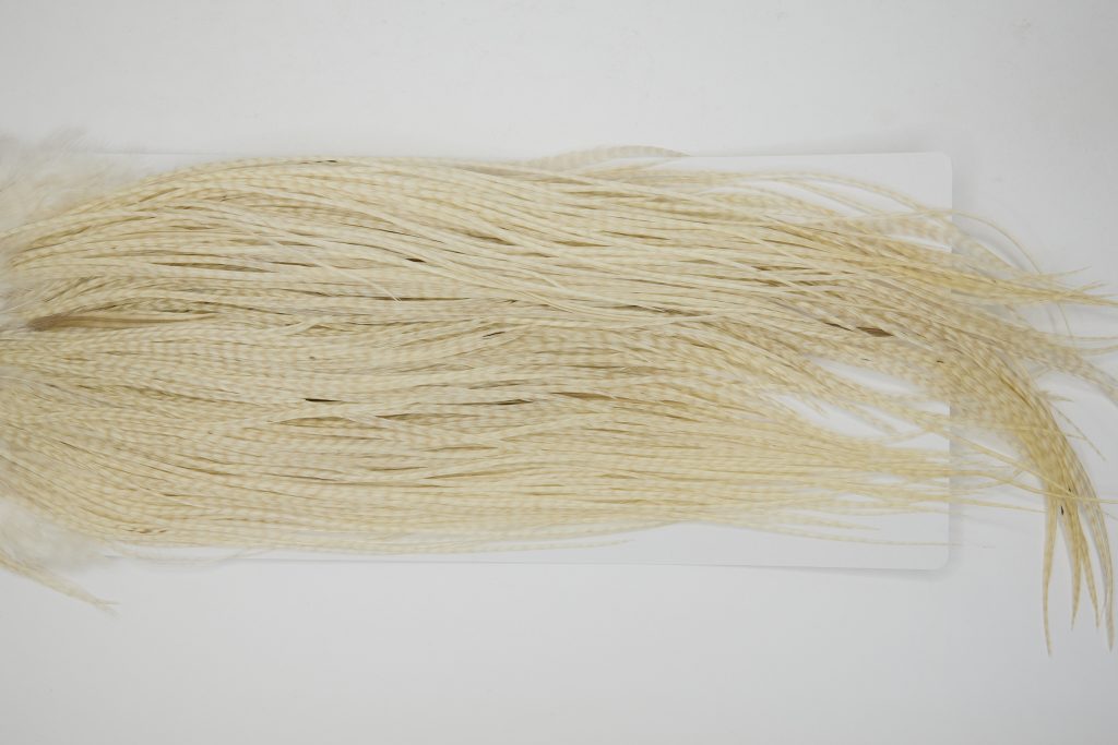 13099 Hebert Dry Fly Hackle Pro Grade Rooster Saddle Pale Watery Dun Ties Size 12-16