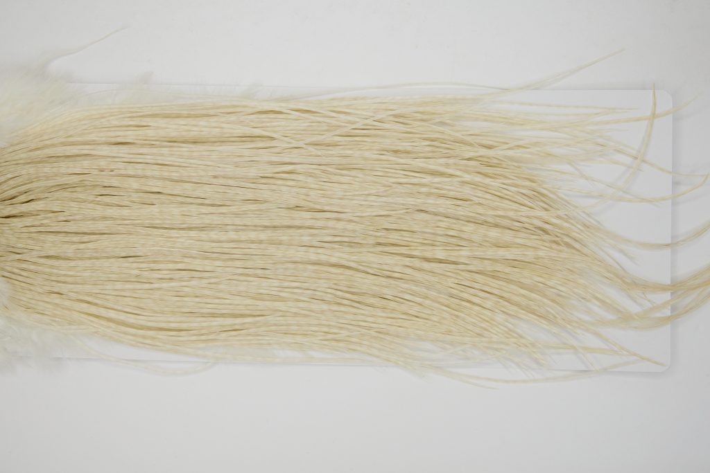 13103 Hebert Dry Fly Hackle Pro Grade Rooster Saddle Pale Watery Dun Ties Size 14-16