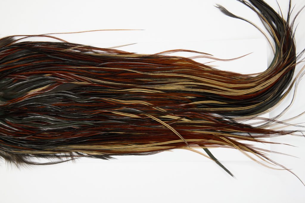 13106 Hebert Dry Fly Hackle Pro Grade Rooster Saddle Furnace Ties Size 10-14