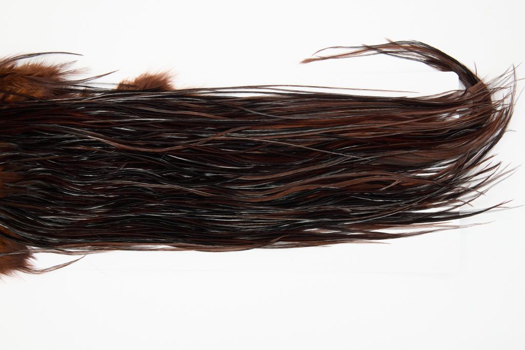 13125 Hebert Dry Fly Hackle Pro Grade Rooster Saddle Coachman Brown Ties Size 10-12
