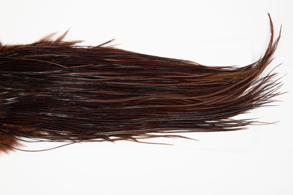 13126 Hebert Dry Fly Hackle Pro Grade Rooster Saddle Coachman Brown Ties Size 14-16