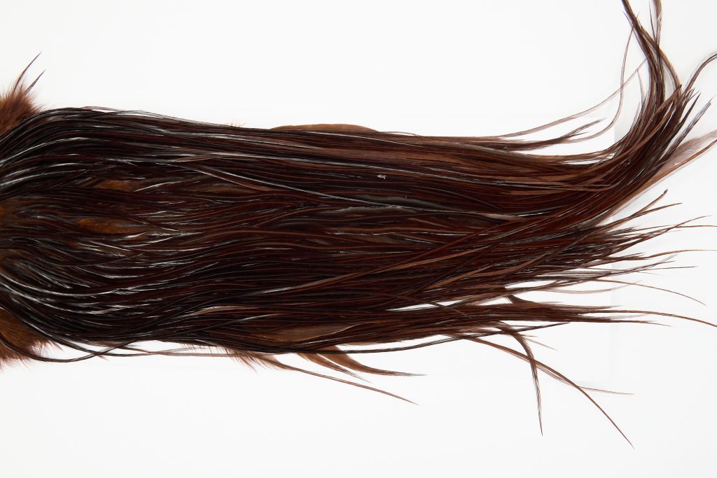 13127 Hebert Dry Fly Hackle Pro Grade Rooster Saddle Coachman Brown Ties Size 12-14