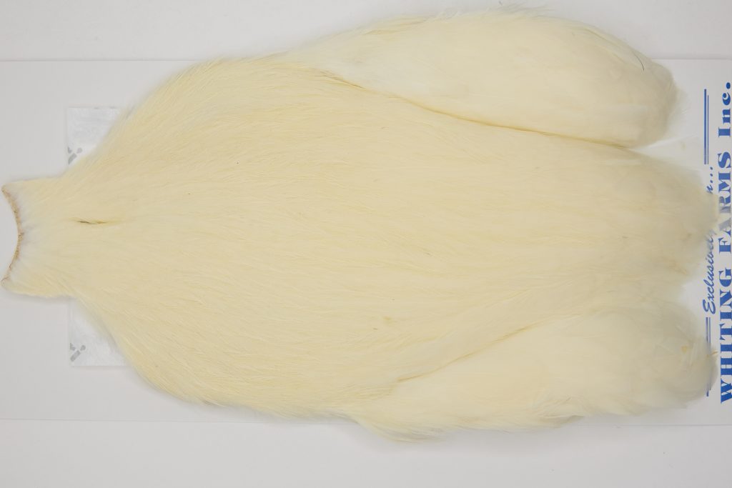 FWRC21 Freshwater Wet Fly Hackle Rooster Cape White