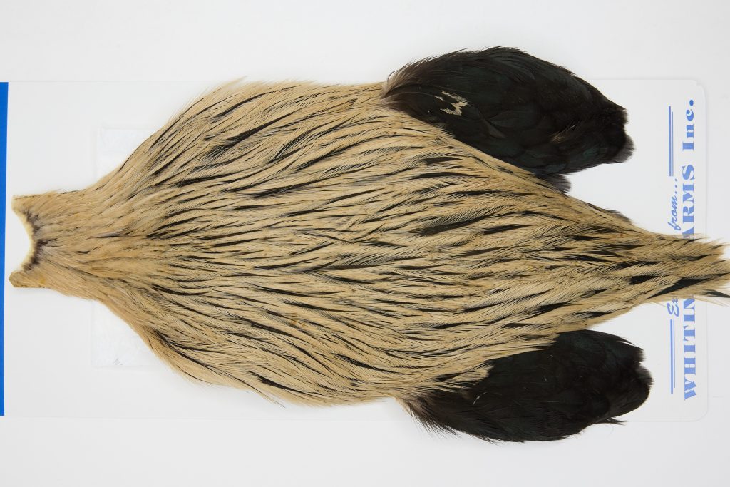 FWRC6 Freshwater Wet Fly Hackle Rooster Cape Badger Tan