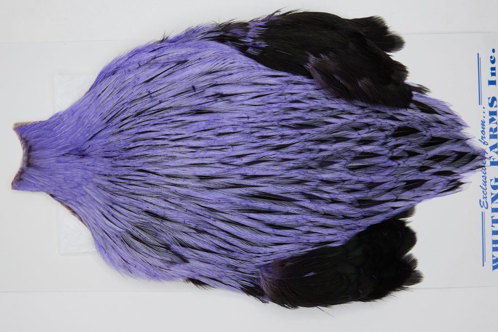 FWRC9 Freshwater Wet Fly Hackle Rooster Cape Badger Lavender